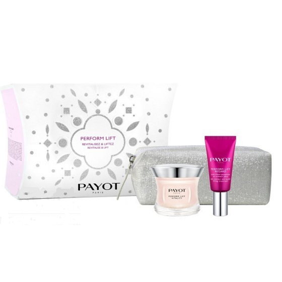 Payot Perform Lift Vitality 50 ml + Perform Lift Regard 15 ml + Dárková kosmetická taštička, Vánoční set