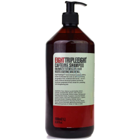 Triple Eight stimulující šampon na vlasy s kofeinem, prokrvuje pokožku a podporuje tak růst vlasů dávkovač 1 l