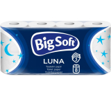 Big Soft Luna 3-warstwowy papier toaletowy, 8 rolek, 17,6 m rolka
