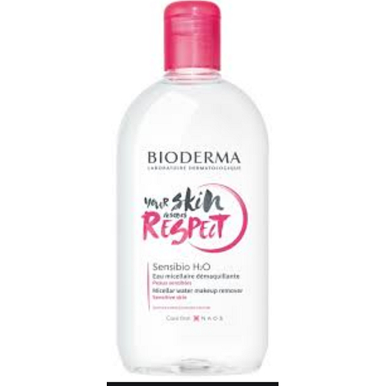 Bioderma Sensibio H2O micelární odličovací voda pro citlivou pleť 500 ml Limitovaná edice