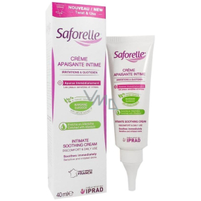 Saforelle Intimní zklidňující krém 2 x 40 ml 1+1 ZDARMA Saforelle Intimní zklidňující krém 2 x 40 ml 1+1 ZDARMA
