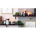 WoodWick Trilogy Holiday Cheer - Sváteční radost vonná svíčka s dřevěným širokým knotem a víčkem loď 453 g