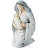 Arora Design Marie a Ježíšek krásné vyobrazení Panny Marie s Jezulátkem v náručí nesmí chybět ve vašem betlému Figurka z pryskyřice 13,5 cm