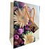Nekupto Dárková papírová taška 23 x 18 x 10 cm Žlutá gerbera