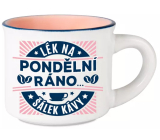 Albi Espresso kubek - Lek na poniedziałkowy poranek - filiżanka kawy 45 ml