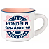 Albi Espresso kubek - Lek na poniedziałkowy poranek - filiżanka kawy 45 ml