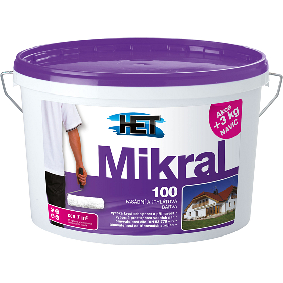 Het Mikral 100 farba elewacyjna, 15+3 kg