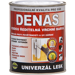 DENAS UNIVERZÁL-LESK farba wtórna do drewna, metalu i betonu, 0440 niebieska, 700 g DENAS UNIVERZÁL-LESK farba wtórna do drewna, metalu i betonu, 0440 niebieska, 700 g