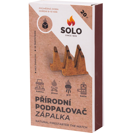 Solo naturalny podpałacz, 20 podpałek
