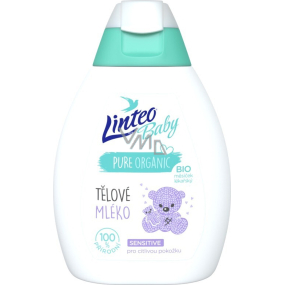 Linteo Baby tělové mléko s měsíčkem lékařským, 200 ml Linteo Baby tělové mléko s měsíčkem lékařským, 200 ml