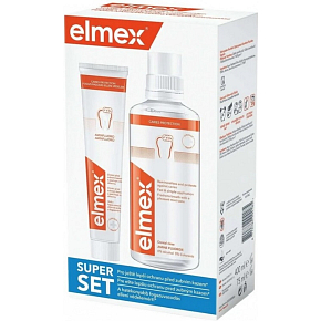 Elmex Caries Protection płyn do ust 400 ml + pasta do zębów 75 ml