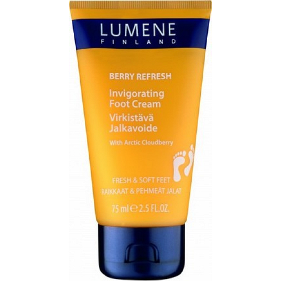 Lumene Berry Refresh Invigorating Foot Cream Osvěžující krém na nohy 75 ml