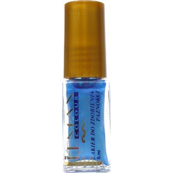 Lemax Zdobící lak na nehty odstín modrý neon 6 ml