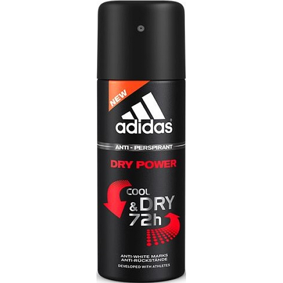 Adidas Cool & Dry 72h Dry Power antiperspirant deodorant sprej pro muže 150 ml