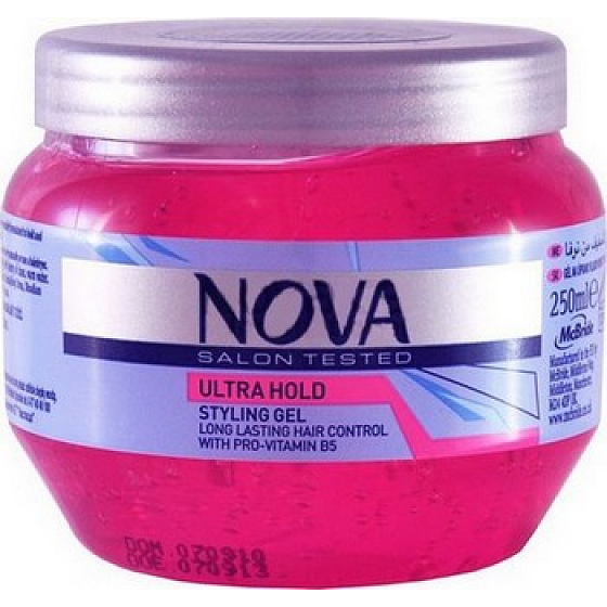 Nova Ultra Hold Styling Gel maximálně tužící gel na vlasy 250 ml