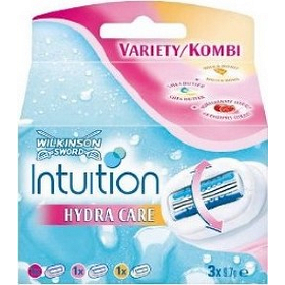 Wilkinson Sword Intuition Hydra Care 4břité 3 náhradní hlavice pro ženy