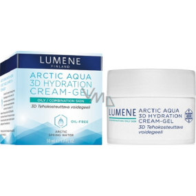 Lumene Arctic Aqua 3D Hydration Cream-Gel Hydratační krémový gel pro mastnou/smíšenou pleť 50 ml