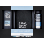 Dove Men + Care Cool Fresh sprchový gel 250 ml + antiperspirant sprej 150 ml + ručník, kosmetická sada