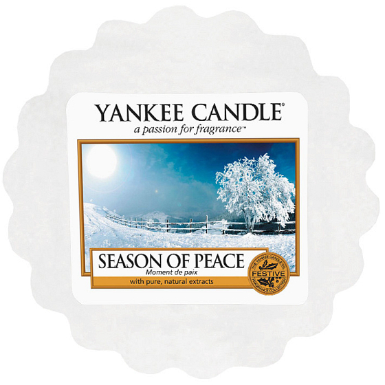 Yankee Candle Season Of Peace - Období míru vonný vosk do aromalampy 22 g