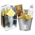 Jeanne en Provence Beurre de Karité & Miel Bambucké máslo a Med sprchový gel 200 ml + krém na ruce 75 ml + tělové mléko 250 ml + toaletní mýdlo 100 g + Bouquet d Agrumes EdP 1,5 ml + Verveine Cédrat EdP 1,5 ml + plechový květináč, kosmetická sada