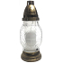 Polplast Lampa skleněná Kříž 90 g 23,5 cm K-672