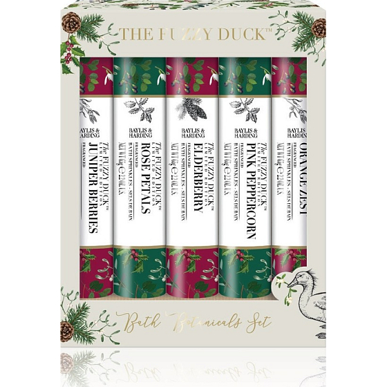 Baylis & Harding Moruše, Jmelí a Brusinka koupelová sůl 5 x 65 g, kosmetická sada