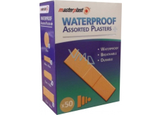 Masterplast Waterproof Assorted Plasters plaster wodoodporny mix pudełko 50 sztuk