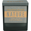 Heart & Home Nature Wanilia i jasne drewno świeca zapachowa duża szkło, czas palenia do 20 godzin 90 g
