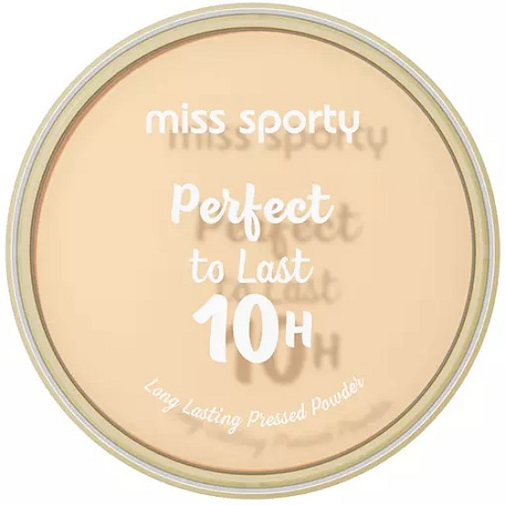 Miss Sporty Perfect to Last 10H puder 050 Transparent 9 g