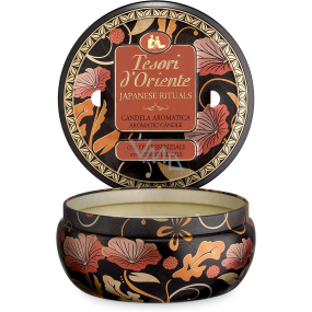 Tesori d Oriente Japanese Rituals świeca zapachowa w metalowej puszce 200 g, czas palenia do 30 godzin