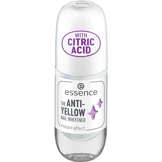 Essence Anti-Yellow Whitener lak na nehty s efektem proti žlutému zbarvení 8 ml