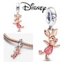 Zawieszka ze srebra próby 925 Disney Kubuś Puchatek - Prosiaczek, charms do bransoletki