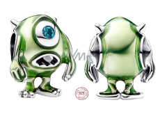Charm Srebrna 925 Disney Pixar Przyszłość s.r.o., Mike Wazowski, koralik na bransoletki