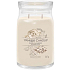 Yankee Candle Warm Cashmere - Ciepły kaszmir zapachowa świeca Signature duża szklana 2 knoty 567 g