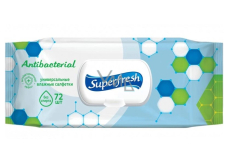 Superfresh Antybakteryjne chusteczki nawilżane 72 sztuki