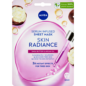 Nivea Skin Radiance rozświetlająca maska tekstylna, 1 sztuka