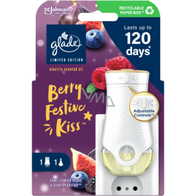 Glade osvěžovač vzduchu Electric Berry Festive Kiss, 1 + 20 ml Glade osvěžovač vzduchu Electric Berry Festive Kiss, 1 + 20 ml