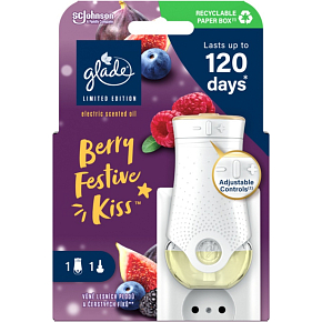 Glade odświeżacz powietrza Electric Berry Festive Kiss, 1 + 20 ml