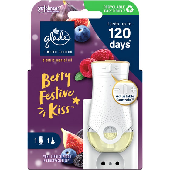Glade odświeżacz powietrza Electric Berry Festive Kiss, 1 + 20 ml