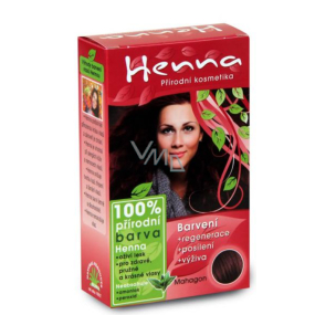 Henna Naturalna farba do włosów Mahagon 119 proszek 33 g