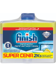 Finish Cytrynowy środek czyszczący do zmywarki duopack, 2× 250 ml
