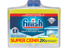 Finish Cytrynowy środek czyszczący do zmywarki duopack, 2× 250 ml
