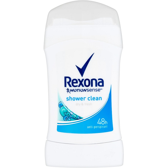 Rexona Shower Clean antiperspirant deodorant stick pro ženy 40 ml