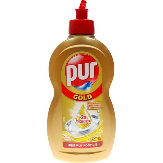 Pur Gold Lemon prostředek na mytí nádobí 450 ml