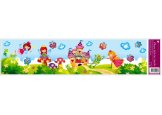Folia okienna bez kleju pas księżniczki 64 x 15 cm