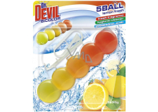 Dr. Devil Lemon Fresh BiColor 5Ball Wc závěs 35 g
