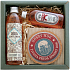 Bohemia Gifts Pro dědečka Extrakty z pivních kvasnic a chmele Sprchový gel 200 ml + Šampon na vlasy 75 ml + Korkový podtácek průměr 10 cm
