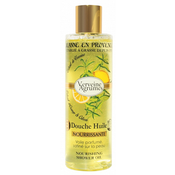 Jeanne en Provence Verveine Agrumes - Verbena i Owoce Cytrusowe nawilżający olej pod prysznic 250 ml