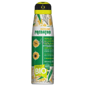 Predator Repelent Bio repelentny spray na bazie naturalnych olejków eterycznych odpycha komary i kleszcze 150 ml