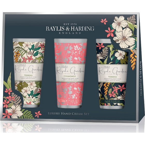 Baylis & Harding Královská zahrada krém na ruce 3 x 50 ml, kosmetická sada